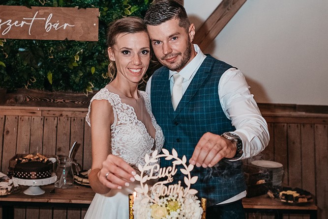 Lúcia és Tamás esküvője Somoskői Kata Ceremóniamester és Esküvőszervező vezetésével- Paks